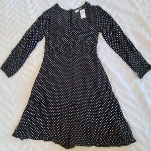 Black and White Polka Dot Dress